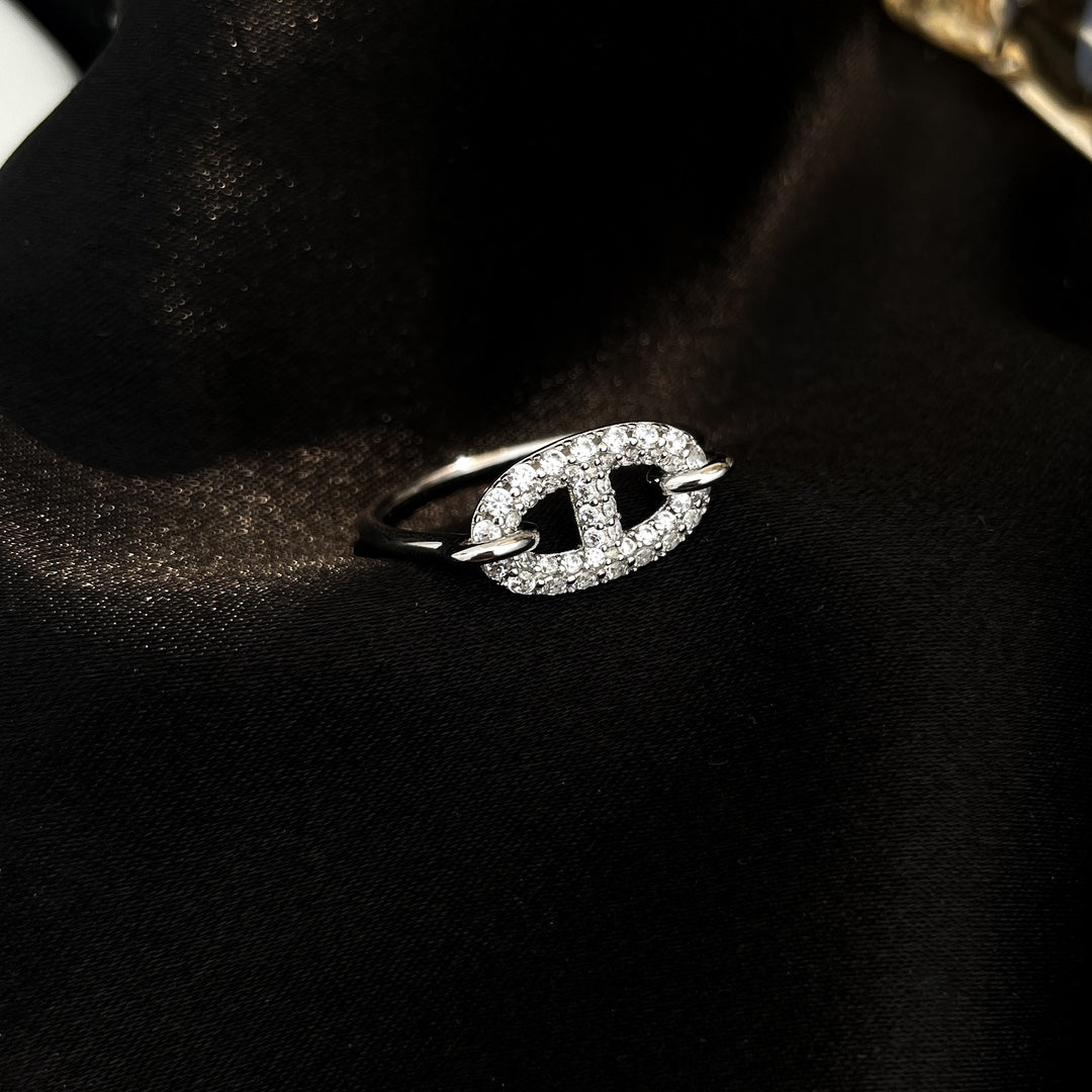 ¡®Sprite Jewelry¡¯RONDE SMALL SILVER DIAMOND RING