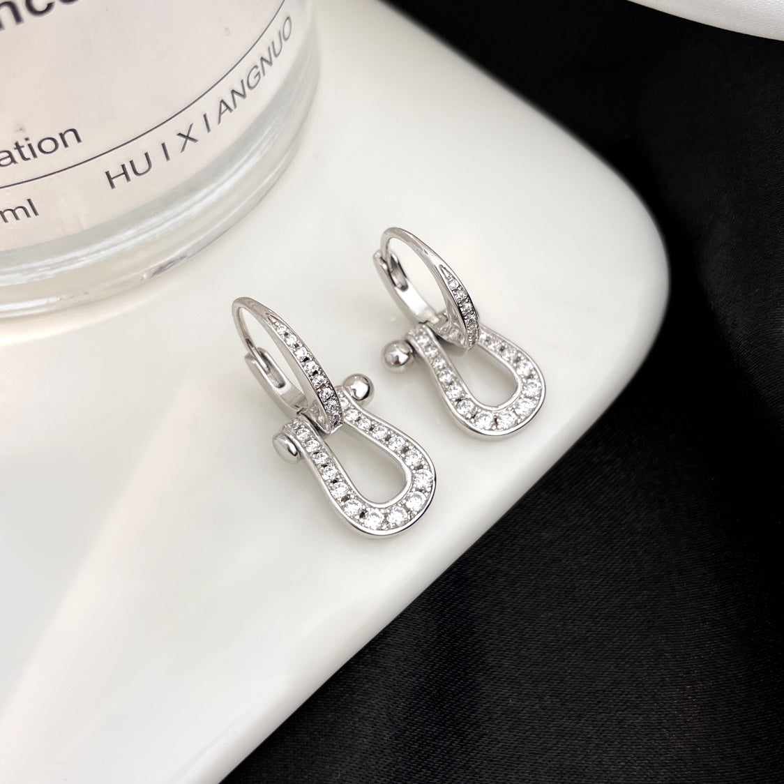 ¡®Sprite Jewelry¡¯FORCE 10 FULL DIAMOND DROP EARRINGS MEDIUM MODEL