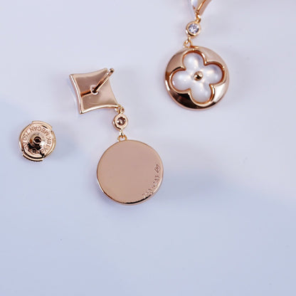 ¡®Sprite Jewelry¡¯STAR AND SUN PINK GOLD MOP DROP EARRINGS