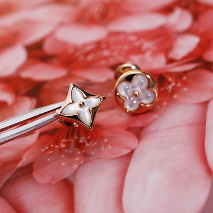 ¡®Sprite Jewelry¡¯STAR AND SUN PINK GOLD MOP STUD EARRINGS