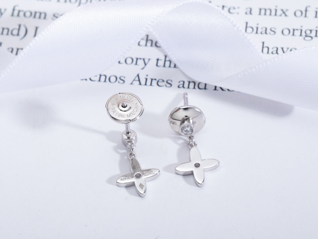 ¡®Sprite Jewelry¡¯VIDYLLE SILVER DIAMOND MINI DROP EARRINGS