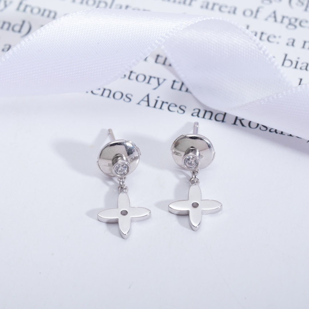 ¡®Sprite Jewelry¡¯VIDYLLE SILVER DIAMOND MINI DROP EARRINGS