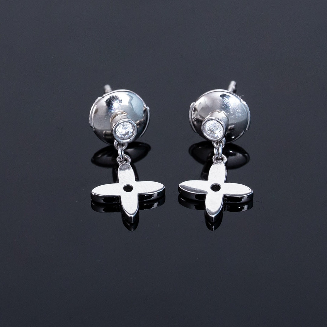 ¡®Sprite Jewelry¡¯VIDYLLE SILVER DIAMOND MINI DROP EARRINGS