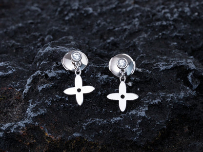 ¡®Sprite Jewelry¡¯VIDYLLE SILVER DIAMOND MINI DROP EARRINGS