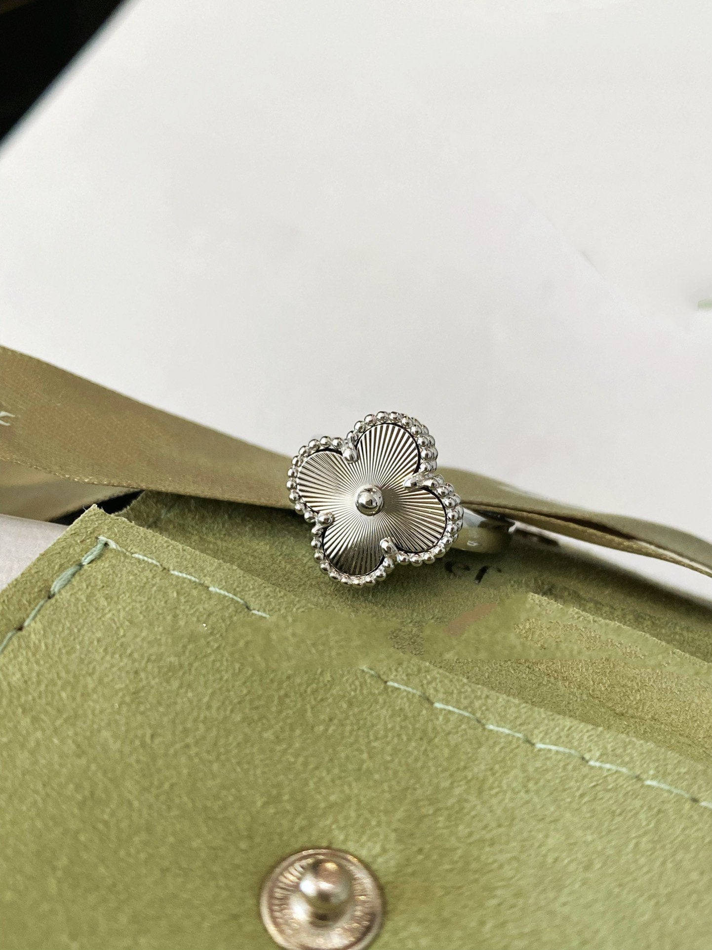 ¡®Sprite Jewelry¡¯CLOVER SILVER RING