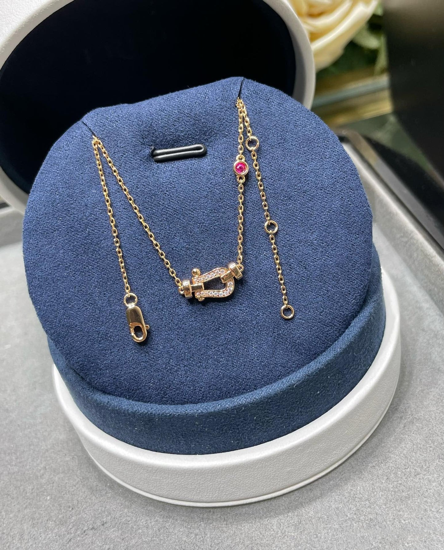 ¡®Sprite Jewelry¡¯FORCE 10 DIAMOND PINK GOLD NECKLACE