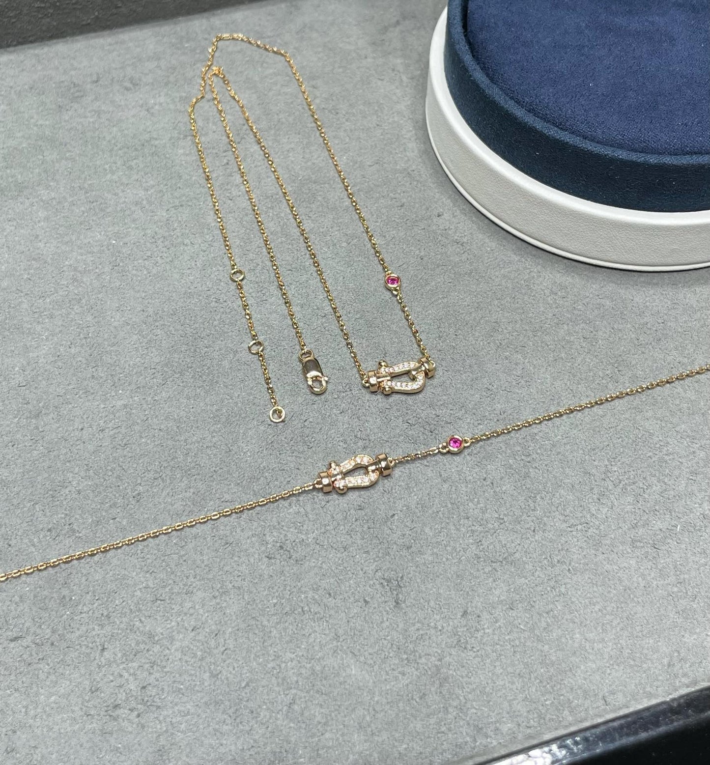 ¡®Sprite Jewelry¡¯FORCE 10 DIAMOND PINK GOLD NECKLACE