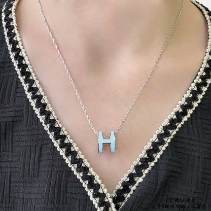 ¡®Sprite Jewelry¡¯POP H SKY BLUE NECKLACE
