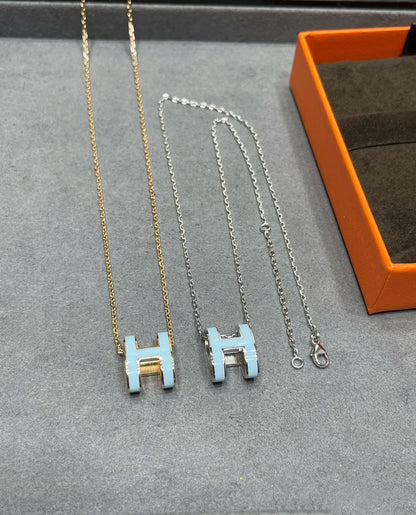 ¡®Sprite Jewelry¡¯POP H SKY BLUE NECKLACE