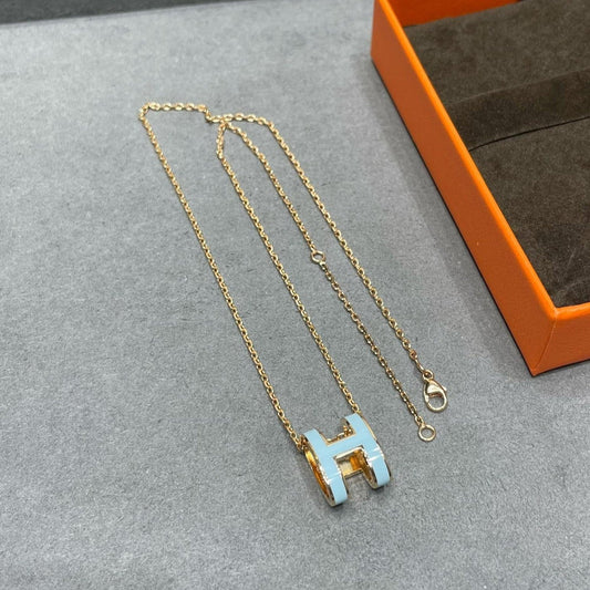 ¡®Sprite Jewelry¡¯POP H SKY BLUE NECKLACE