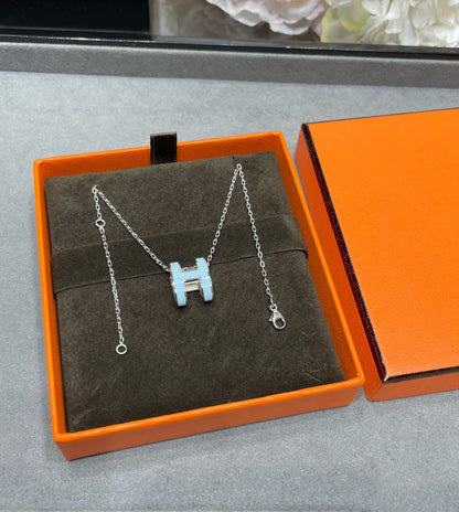 ¡®Sprite Jewelry¡¯POP H SKY BLUE NECKLACE