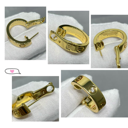 ¡®Sprite Jewelry¡¯LOVE 5.5MM 1 DIAMOND EARRINGS