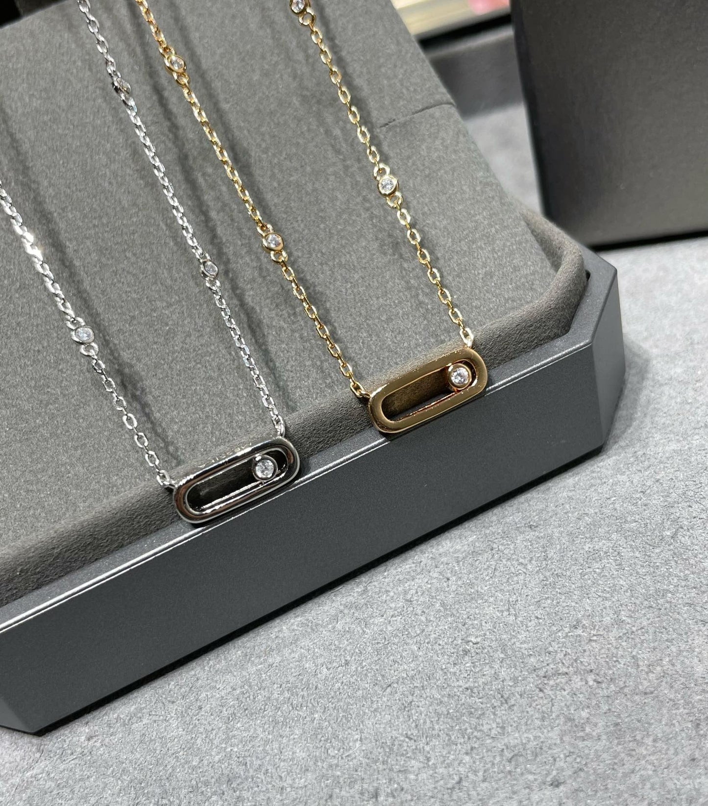 [Sprite Jewelry]MOVE UNO DIAMOND NECKLACE