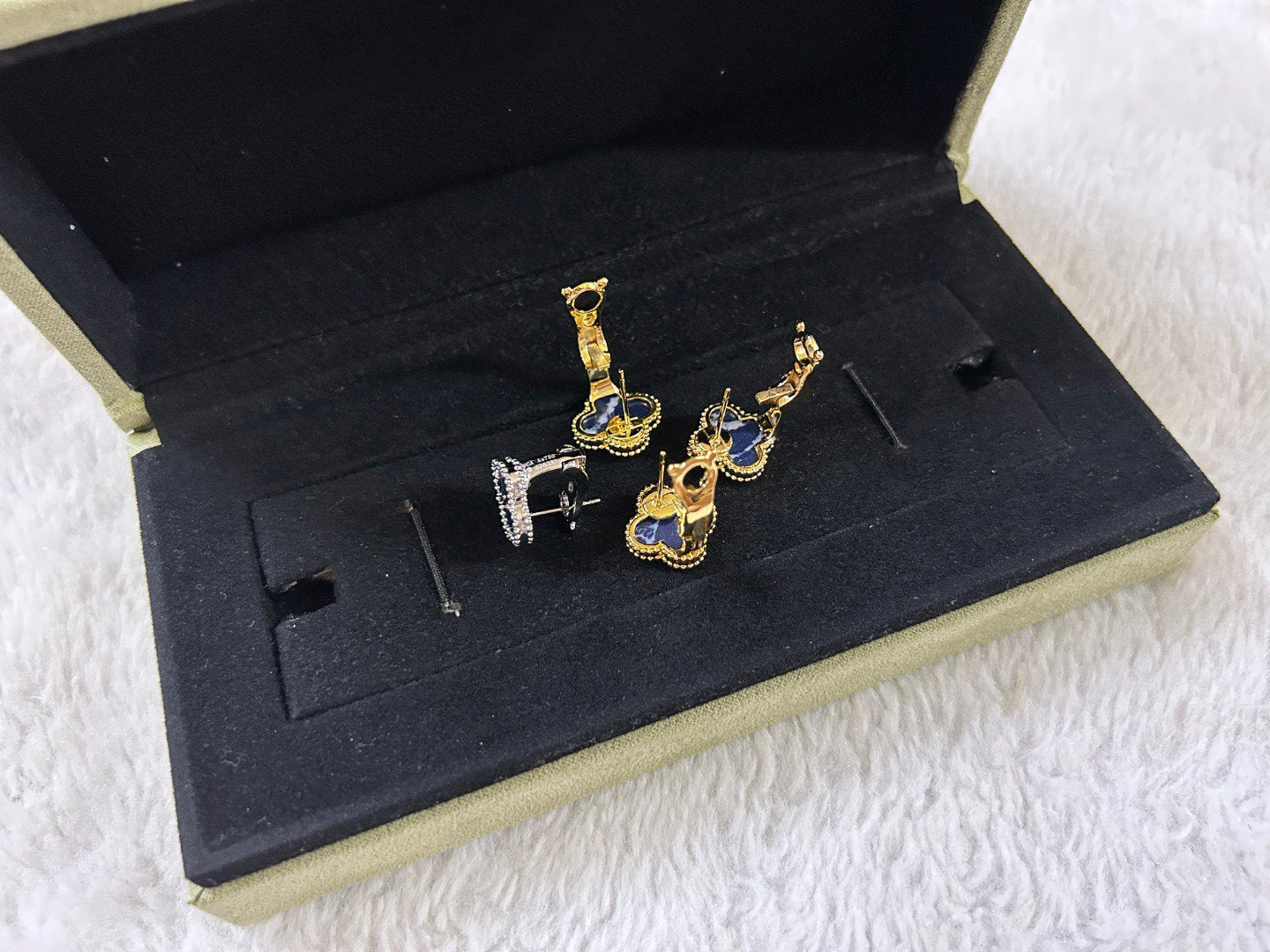 ¡®Sprite Jewelry¡¯CLOVER PIETERSITE MEDIUM STUD EARRINGS