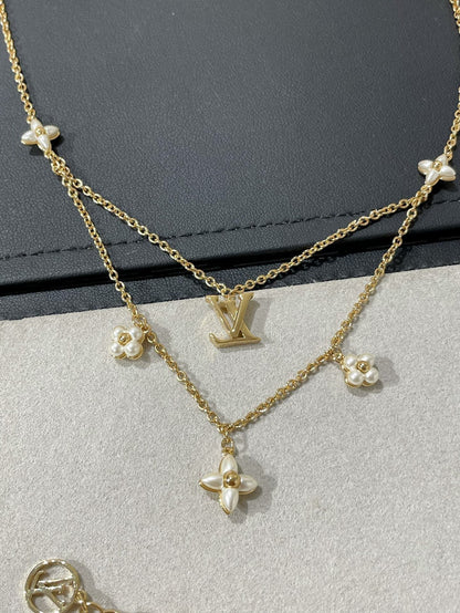 ¡®Sprite Jewelry¡¯FLOWERGRAM GOLD MOP DOUBLE ROW NECKLACE
