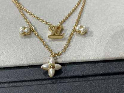 ¡®Sprite Jewelry¡¯FLOWERGRAM GOLD MOP DOUBLE ROW NECKLACE