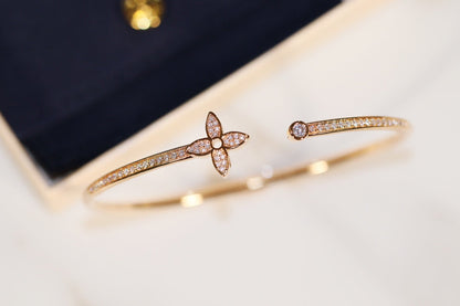 ¡®Sprite Jewelry¡¯IDYLLE GOLD OPEN BRACELET DIAMOND PAVED