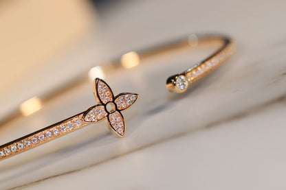 ¡®Sprite Jewelry¡¯IDYLLE GOLD OPEN BRACELET DIAMOND PAVED
