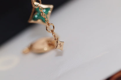 ¡®Sprite Jewelry¡¯STAR AND SUN 4 MOTIF PINK GOLD MALACHITE BRACELET