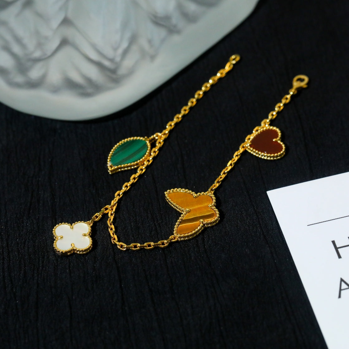 ¡®Sprite Jewelry¡¯LUCKY SPRING 5 MOTIF GOLD BRACELET