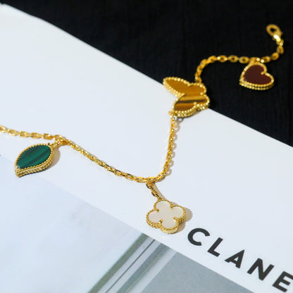 ¡®Sprite Jewelry¡¯LUCKY SPRING 5 MOTIF GOLD BRACELET