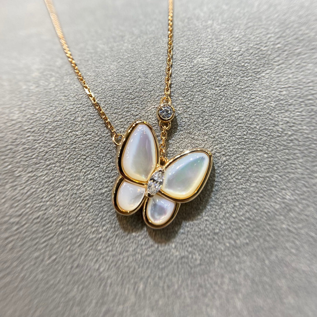 ¡®Sprite Jewelry¡¯BUTTERFLY MOP DIAMOND NECKLACE
