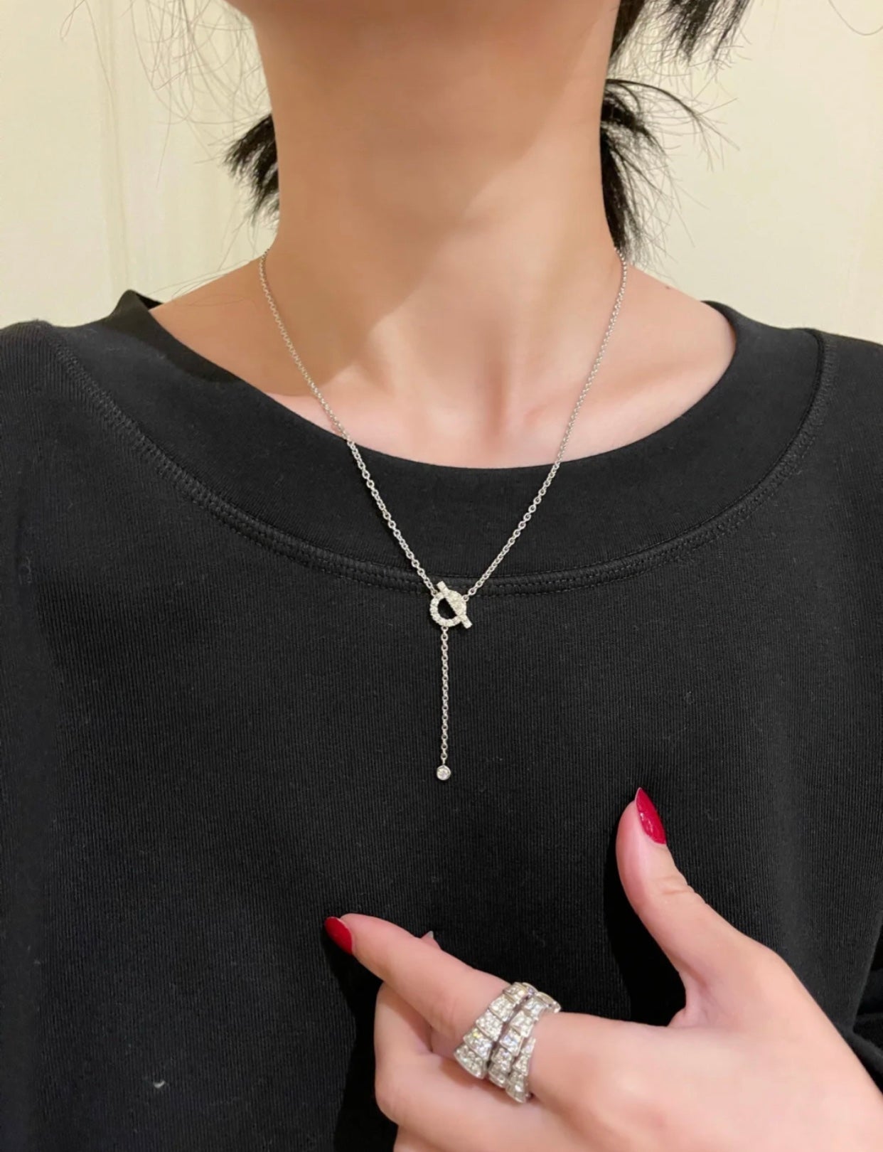 ¡®Sprite Jewelry¡¯FINESSE SILVER DIAMOND NECKLACE