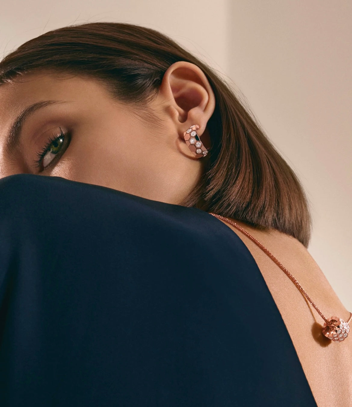 ¡®Sprite Jewelry¡¯BEE LOVE DIAMOND HOOP EARRINGS