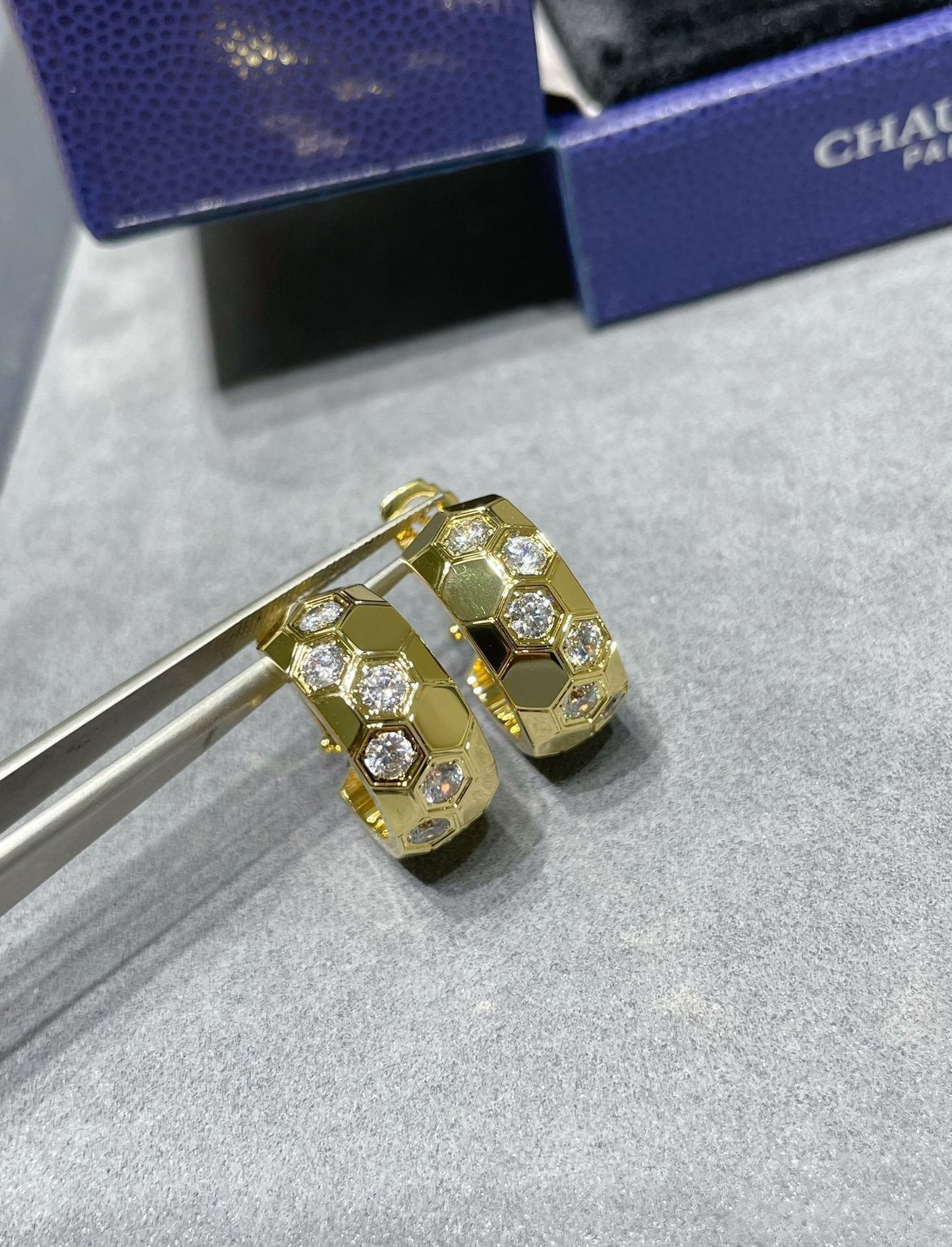 ¡®Sprite Jewelry¡¯BEE LOVE DIAMOND HOOP EARRINGS