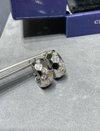¡®Sprite Jewelry¡¯BEE LOVE DIAMOND HOOP EARRINGS