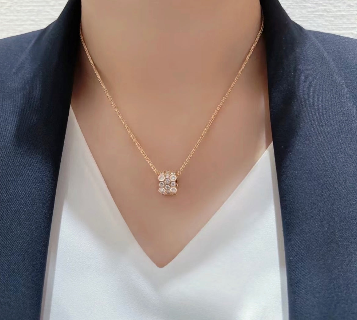 ¡®Sprite Jewelry¡¯BEE LOVE DIAMOND PAVED 3 ROW NECKLACE