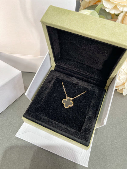 ¡®Sprite Jewelry¡¯CLOVER ROCK CRYSTAL ROSE GOLD NECKLACE