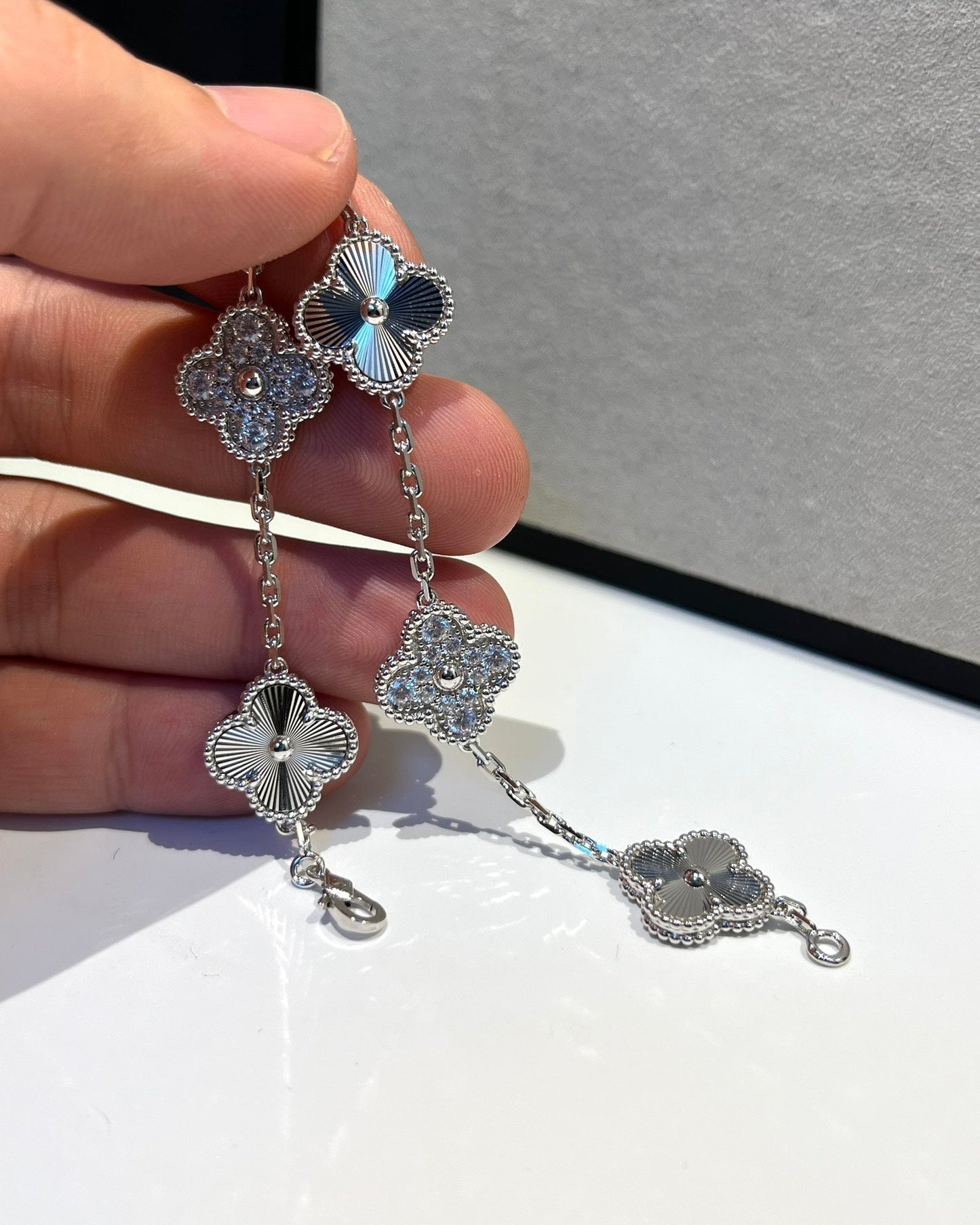 [Sprite Jewelry]New  CLOVER 5 MOTIF LASER BRACELET COLLECTION