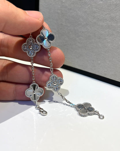 [Sprite Jewelry]New  CLOVER 5 MOTIF LASER BRACELET COLLECTION