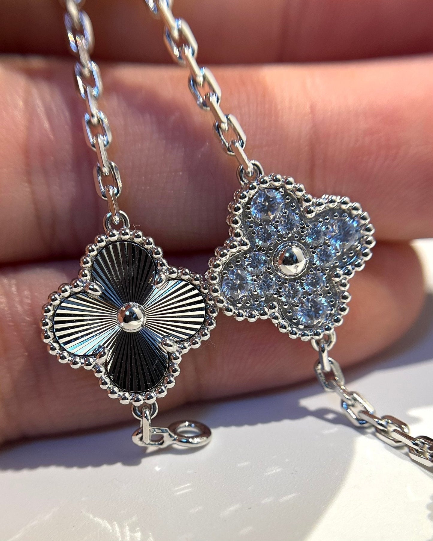 [Sprite Jewelry]New  CLOVER 5 MOTIF LASER BRACELET COLLECTION