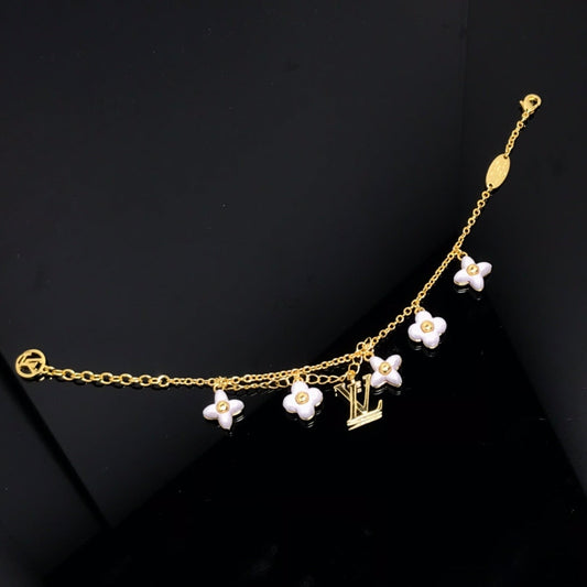 ¡®Sprite Jewelry¡¯LOGO 6 MOTIF STAR AND SUN GOLD BRACELET