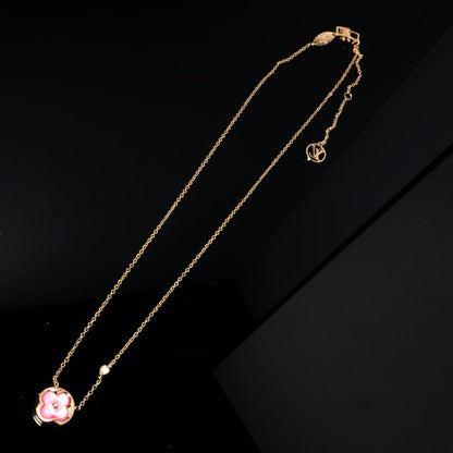 ¡®Sprite Jewelry¡¯COLOR BLOSSOM PINK MOP SUN GOLD NECKLACE