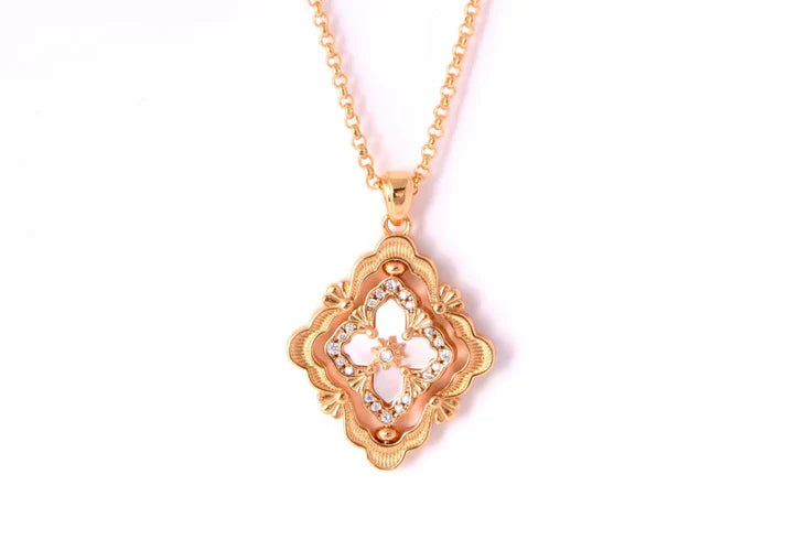 [Sprite Jewelry] B.C.L ENAMEL ROTATING SINGLE-DIAMOND NECKLACE£¨Various colors£©