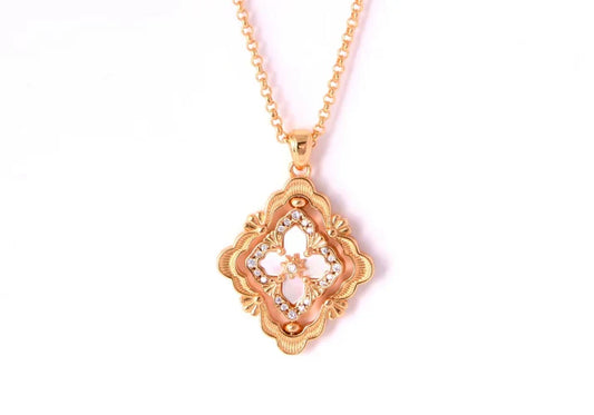 [Sprite Jewelry] B.C.L ENAMEL ROTATING SINGLE-DIAMOND NECKLACE£¨Various colors£©