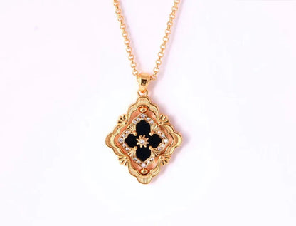 [Sprite Jewelry] B.C.L ENAMEL ROTATING SINGLE-DIAMOND NECKLACE£¨Various colors£©