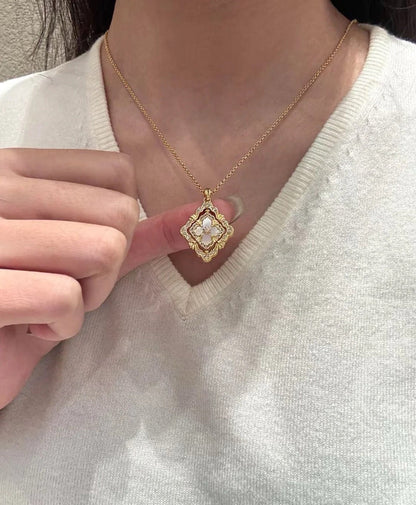 [Sprite Jewelry] B.C.L ENAMEL ROTATING SINGLE-DIAMOND NECKLACE£¨Various colors£©