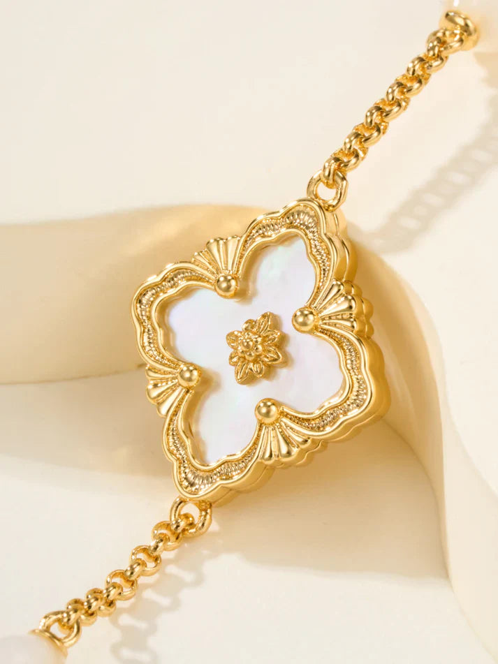 [Sprite Jewelry]B.C.L ENAMELED Three-Flower Bracelet£¨Trumpet)