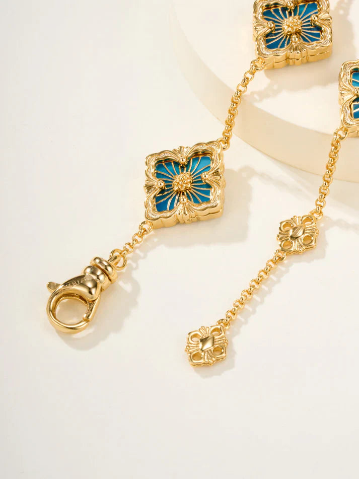 [Sprite Jewelry]B.C.L ENAMELED Five-Flower Bracelet£¨Various Colors)