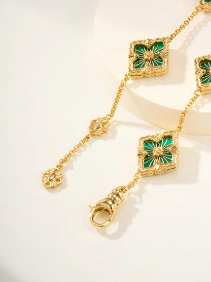 [Sprite Jewelry]B.C.L ENAMELED Five-Flower Bracelet£¨Various Colors)