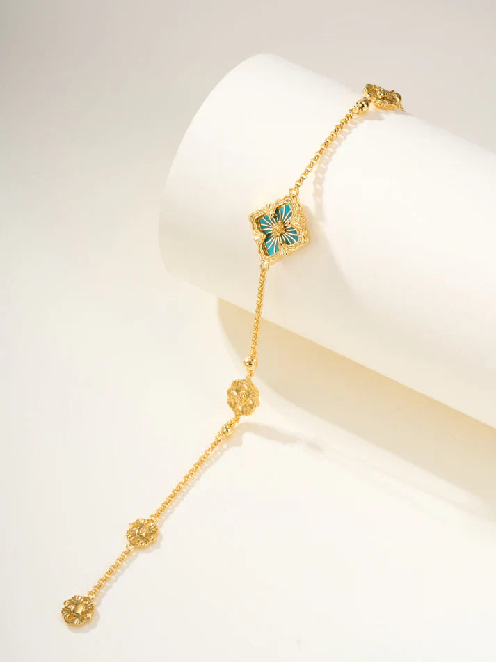 [Sprite Jewelry]B.C.L ENAMELED One-Flower Bracelet£¨Various Colors)