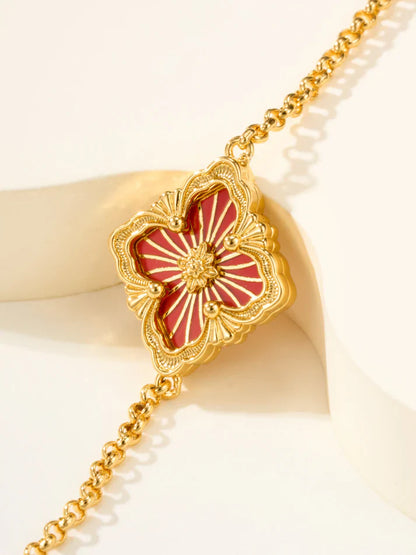 [Sprite Jewelry]B.C.L ENAMELED One-Flower Bracelet£¨Various Colors)