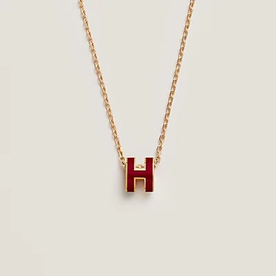 ¡®Sprite Jewelry¡¯HM CLIC RED ENAMEL GOLD NECKLACE