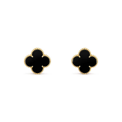 ¡®Sprite Jewelry¡¯CLOVER MEDIUM 1 MOTIFS  ONYX STUD EARRINGS