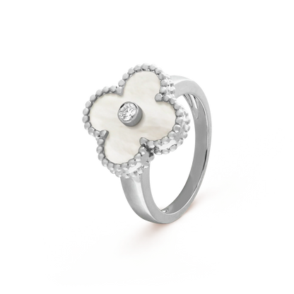¡®Sprite Jewelry¡¯CLOVER SILVER MOP DIAMOND RING