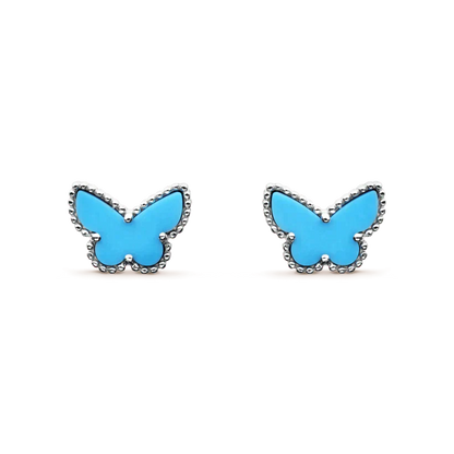 ¡®Sprite Jewelry¡¯BUTTERFLY TURQUOISE EARRINGS SILVER
